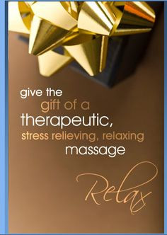Massage Therapy Gift Card put together with a beautiful soft #SPA ...