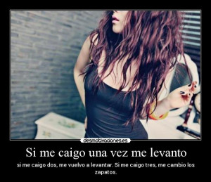 me levanto me caigo