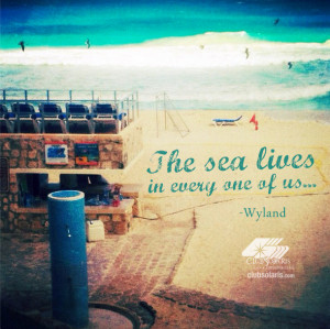 Beach Quote and Cancun Photo