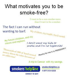 Smoke-free motivation