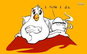 Chicken and the egg wallpaper 1280x800