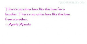 There’s No Other Love Like The Love For A Brother