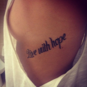 Just Have Hope: Tattoo Inspiration « Read Less
