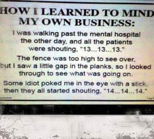 Mind your own business // funny pictures - funny photos - funny images ...