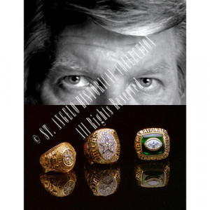 NFL - Jimmy Johnson Dallas Cowboys - Super Bowl Rings - 20x30 Portrait