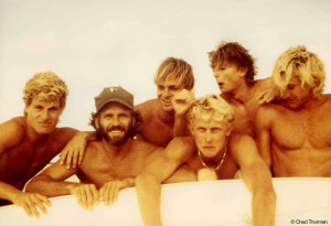 The boys of 1987's North Shore ; John Philbin (Turtle) is on the far ...