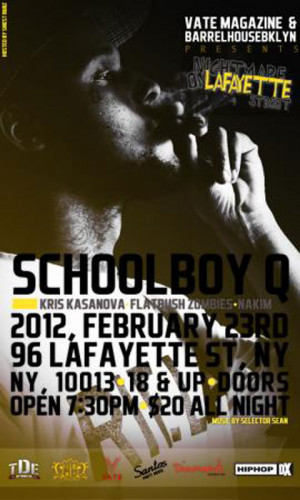 Schoolboy Q playing Santos & other shows; Kendrick Lamar dropped a new ...
