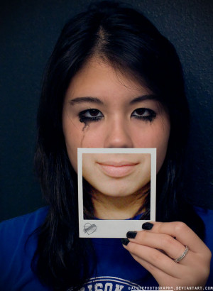 its ok. i'll hide the pain with a smile