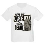 Patrick Henry Quote - Liberty or Death Light T-Shi