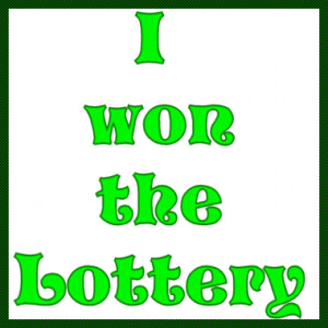 Won The Lottery Funny April Fool