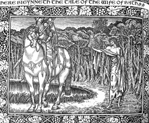 The Beginning of the Wife of Bath's Tale from the Kelmscott Chaucer ...