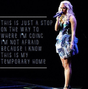 Temporary Home - carrie underwood