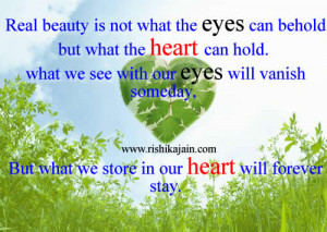 real beauty,,heart,Beautiful Quotes – Inspirational Quotes, Pictures ...