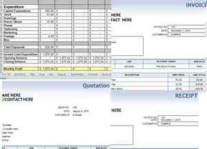 Self-Employed-All-in-1-Book-Keeping-Quote-Invoice-Receipts-spreadsheet ...