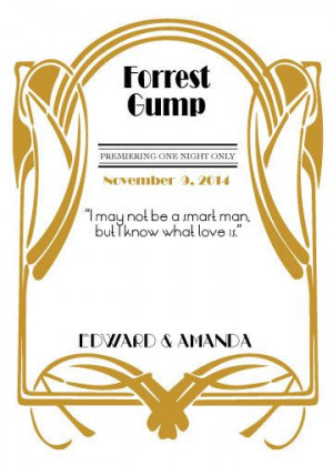 1920s Old Hollywood Themed Movie Quotes Wedding Table Cards - Special ...