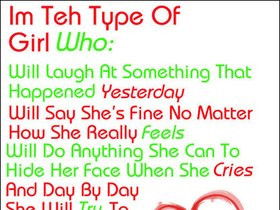 boyfriend girlfriend quotes photo: I'm teh type of Girl who: boyfriend ...