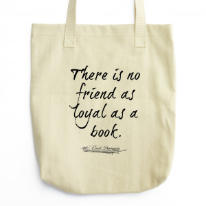 Hemingway Tote Bag - Book Bag - Ernest Hemingway Quote