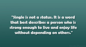 Single Quotes Best About Being