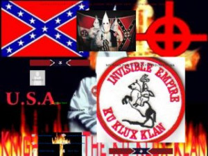 Confederate Flag Klu Klux Klan Animation Layouts