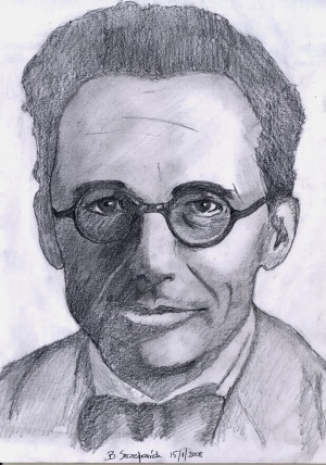 Erwin Schrodinger portrait by Bartek21