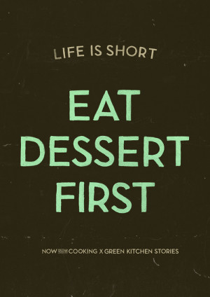 quote food Typography Poster