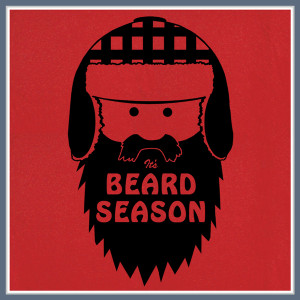 BEARD T SHIRT IT'S BEARD SEASON MOUSTACHE FUNNY NOVELTY TEE