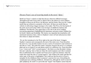 Use Of Recurring Motifs In 