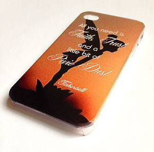 Disney-Peter-Pan-Tinkerbell-Book-Quotes-Iphone-5-5S-Hard-Case-cover