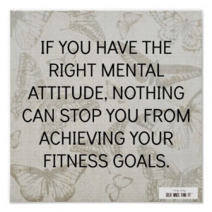 Right Attitude Quote for Fitness Success