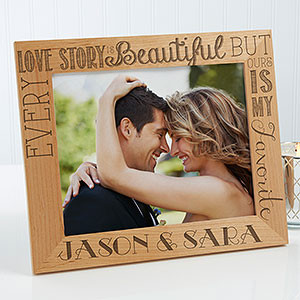 ... love with sweet sayings on our Love Quotes Personalized Picture Frame