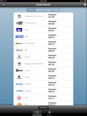 Download Professional Life Insurance Quotes iPad iOS