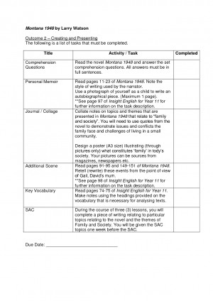 Montana 1948 by Larry Watson OUTCOME Task.doc by tangshuming