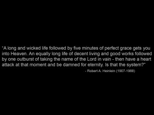 Robert A. Heinlein On the Religious System