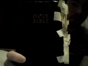 ... have not read the Bible. This is my own King James version Bible
