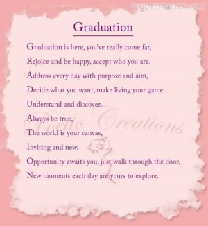 Be yourself. Another good category for graduation quotes are those ...