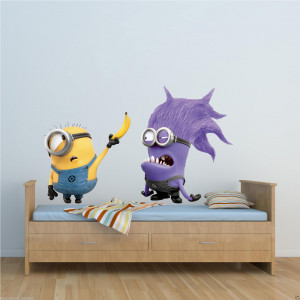 Details about FULL COLOUR DESPICABLE ME MINION WALL STICKER DISNEY ...