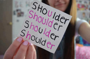 her, hold, quote, quotes, should, shoulder, text, u