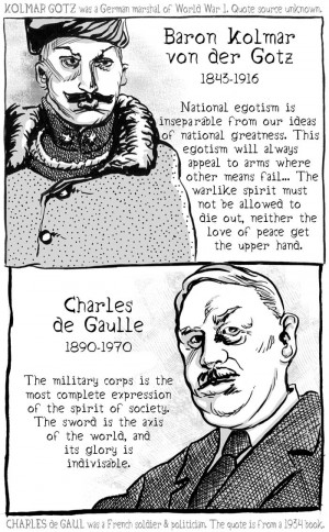 Kolmar Gotz and Charles de Gaulle on war and the spirit of war