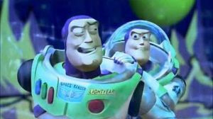 Toy Story 2-Buzz Lightyear aisle & Buzz trapped in a box