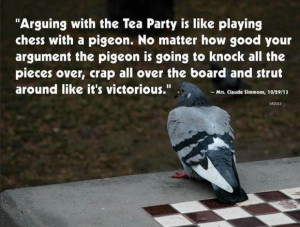 ... , and once again I was his pigeon (mark); he never even broke sweat