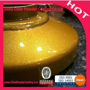 gold powder coat paint
