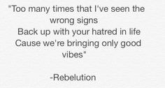Always good vibes from Rebelution!
