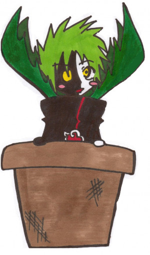Zetsu Inna Flower Pot by ScreamingLullabies