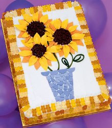 Sunflower Cake Decorating