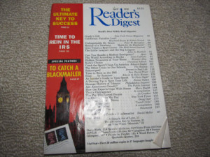 Eagan quote in Readers Digest April 1992