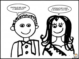 Jew marriage cartoon