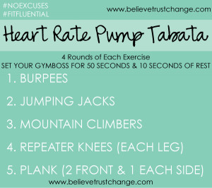 Heart Rate Pump Tabata Workout
