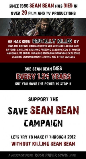 Save Sean Bean campaign.