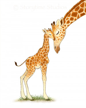 Giraffe Quotes For Kids Nursery art print giraffe
