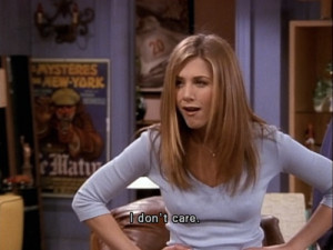 jennifer aniston, care, friends, quote - inspiring picture on Favim ...